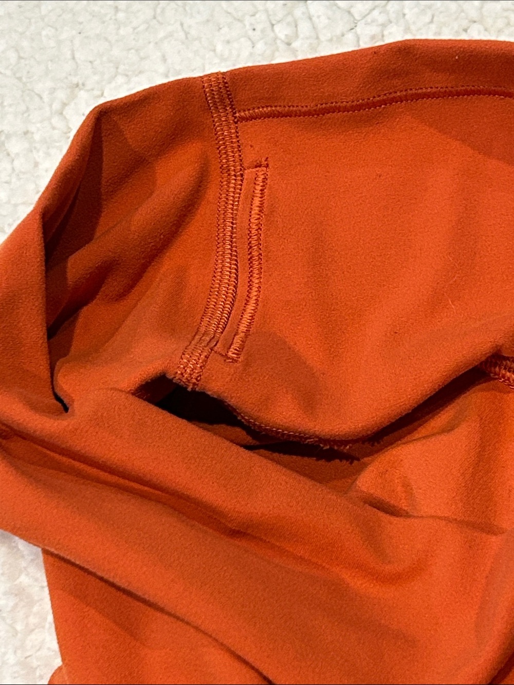 Lululemon Align High Rise Crop size 4 Canyon Orange Athleisure Gym Workout - Picture 6 of 12